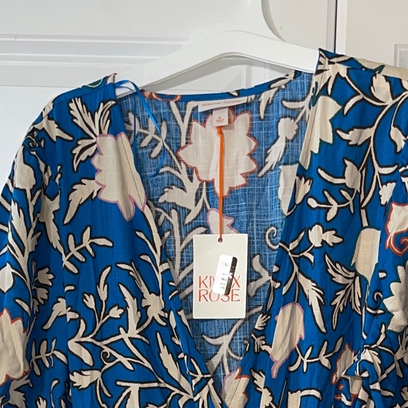 Women's Short Sleeve Wrap Dress - Knox Rose - Picture 3 of 5